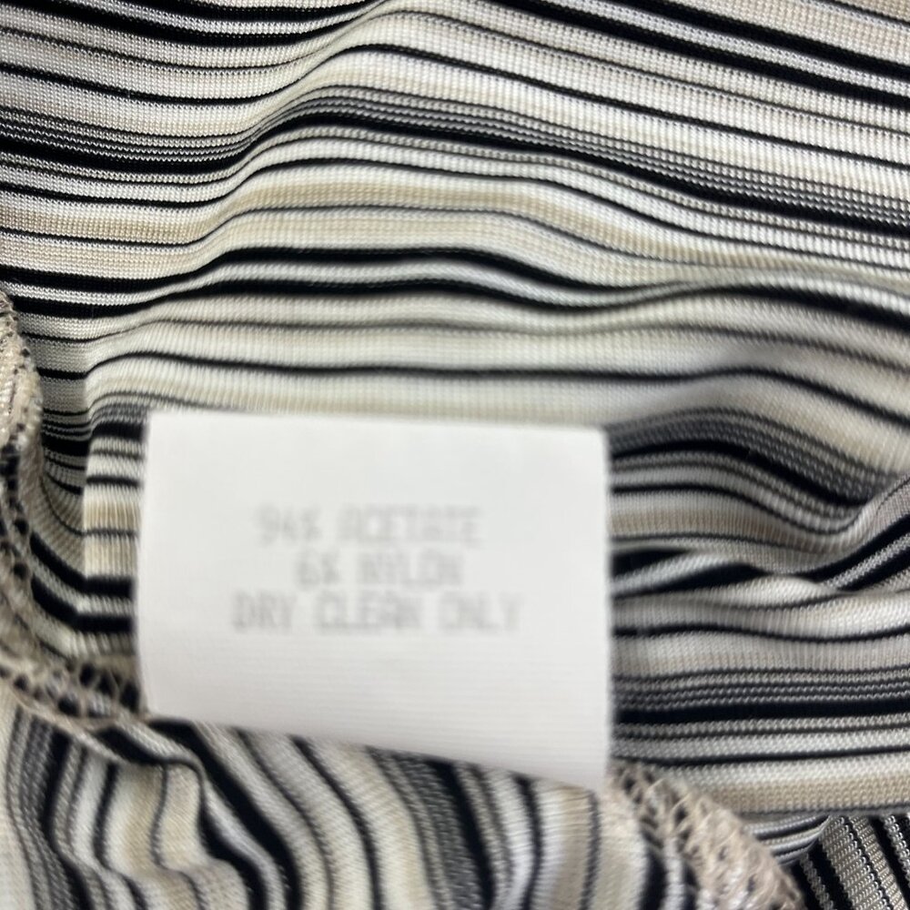 White House Black Market Striped Blouse - Black and White - Picture 5 of 6